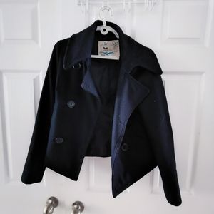 Black short coat, size M, fits S&M